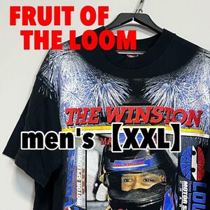 F427【FRUIT OF THE LOOM】半袖プリントTシャツ【XXL】