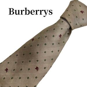 バーバリー Burberry ネクタイ オシャレ ホース柄 シルク レトロ