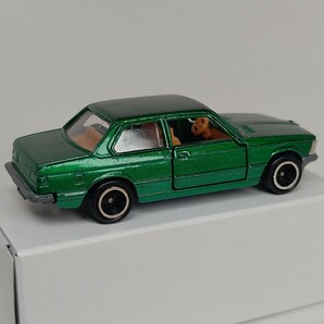 No.F43-2-6 輸出用特注 トミカ BMW 320i 1/62 日本製 ルース グリーンメタリック ワイドホイールの画像2