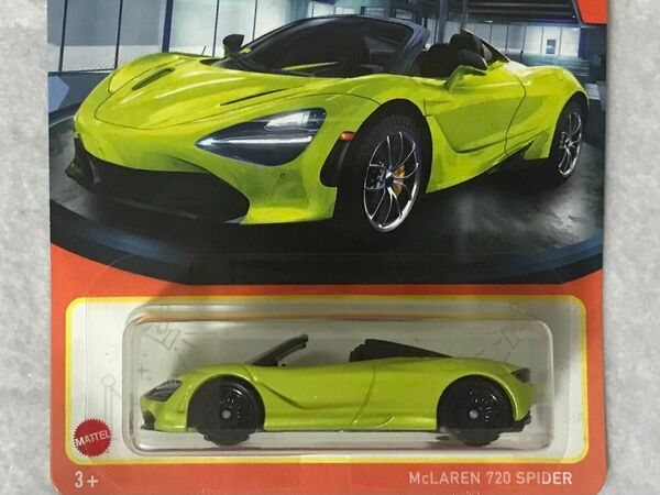 マッチボックス McLAREN 720 SPIDER 黄緑 MATCHBOX マクラーレン 720 スパイダー 未開封