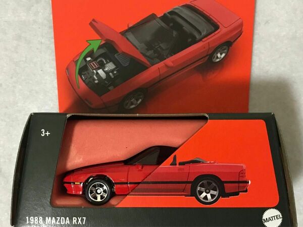 マッチボックス ムービングパーツ 1988 MAZDA RX7 赤 MATCHBOX MOVING PARTS マツダ RX-7