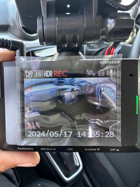 COMTEC コムテック HDR965GW 前後 2カメラ ドラレコ ドライブレコーダー SDカード・取扱説明書付