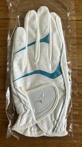 ●TOUR STAGE レディース　グローブ　ゴルフ　ホワイトブルー色　サイズ19 未使用新品袋入り　（90）