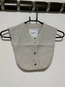 ☆【FLOTTA】付け襟☆リネン☆レディース☆USED【239】