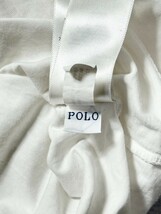 L0067 POLO Ralph Lauren ポロラルフローレン メンズ クルーネック ビッグポニー 半袖 半袖 Tシャツ トップス 刺繍 ホワイト S 170/92A_画像8