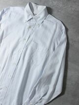 L0165 Maker's Shirt 鎌倉シャツ メンズ 長袖 ボタンダウン カッター Yシャツ ビジネス カジュアル チェック模様 ブルー系 39 82_画像2