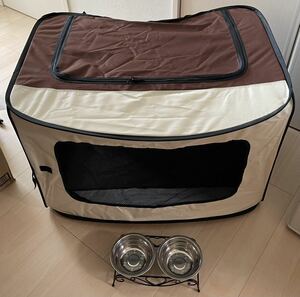  dog for cat for folding cage . feed put pcs 