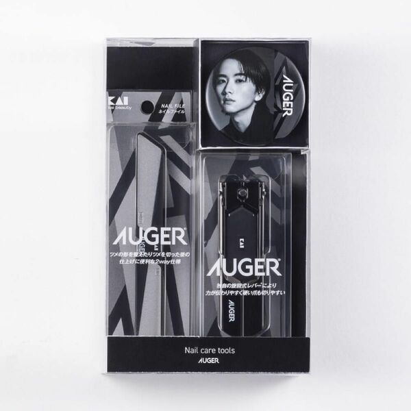 AUGER Nail care tools オリジナル缶バッジ付 