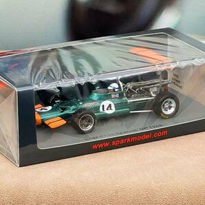 超希少スパーク SPARK 1/43 BRM P138 #14 F1 スペイン Spanish GP 1969 J. Surtees S5705の画像2