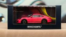 PMAミニチャンブス Minichamps 1/43 特注 ポルシェ Porsche 911R 2016 ピンク 399台限定 413 066269_画像1