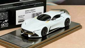 MODELER'S 1/43 INFINITI CONCEPT Vision Gran Turismo RAZOR WHITE MD43007 WH