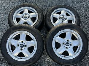 ☆美品 8部山 MINI Cooper ミニ クーパー 純正ホイール BMW 4H 175/65R15 ランフラットタイヤ PCD100 4本set R50 R53 R55 R56 