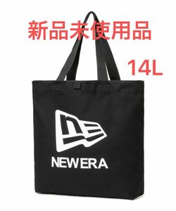 NEW ERA ニューエラ ライトトートバッグ 14L フラッグロゴ(ブラック×ホワイト)