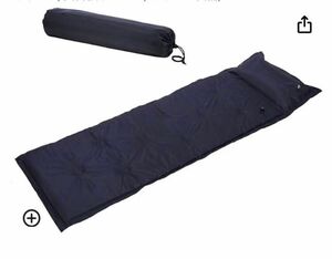 新品未使用　エアーマット　キャンプマット　軽量　防水　枕付