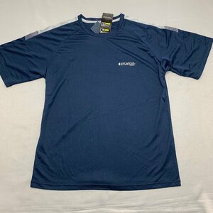 【送料無料】【新品】Kaepa メンズ半袖Tシャツ(吸水速乾 UVカット）　 M 　　ネイビー＊ライトグレー★362242