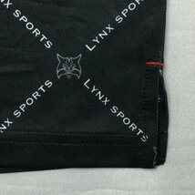 【送料無料】【新品】Lynx メンズ半袖Tシャツ（ストレッチ素材 ハイネック 吸汗速乾 UVカット）　 3L 　　ブラック★32205_画像4