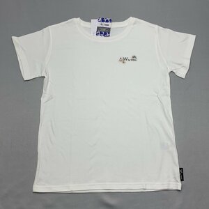 【送料無料】【新品】 レディース半袖Tシャツ（接触冷感 ）　　L　　ホワイト★32205