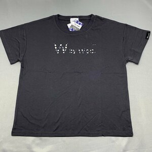 【送料無料】【新品】 レディース半袖Tシャツ（接触冷感 ゆったりタイプ）　　M　　チャコールグレー★32202