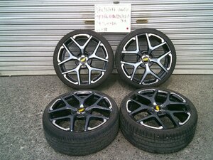 RMP 19インチ アルミホイール 225/35R19 PCD100 5穴 ブラポリ ジャンク 法人送料タイヤホイール区分