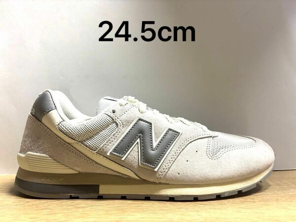 未使用 24.5cm D ニューバランス CM996UH2 ライトグレー new balance