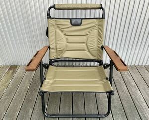 AS2OV アッソブ ローバーチェア カーキ RECLINING LOW ROVER CHAIR 商品番号 392100-15 4段階リクライニング　中古　ハイバックではない