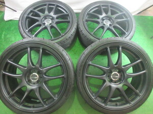 在庫★軽量★WORK エモーション KIWAMI 7.5J+38 ニットー 215/35R18 アクア ヴィッツ スイフト シエンタ bB ノート マツダ２