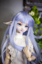 Pure Drop■DDH-09　セミホワイト肌　カスタムヘッド（レジン盛り）+自作アイ２組　※少難あり_画像4