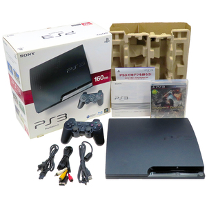 ( 動作確認済 ) 箱説付 プレステ3 PS3 160GB CECH−2500A ソフトおまけ付 PlayStation3 FW4.8 現状品 ジャンク扱い 配送は宅急便100サイズ