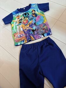 半袖パジャマ キッズ 上下セット 夏パジャマ 子供 光るパジャマ ハーフパンツ 子供服 仮面ライダー リバイス 夏服 100cm