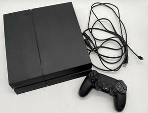 T4568　PS4 SONY PlayStation4 CUH-1200A プレステ4　/　コントローラー ブラック 動作未確認