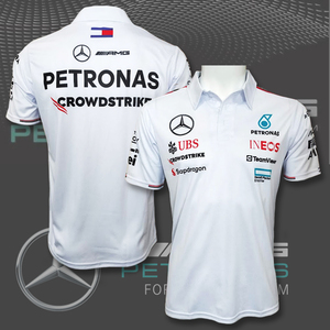 【XLサイズ】メルセデスAMG ペトロナス F1チーム 2024 レプリカポロシャツ ハミルトン ラッセル アパレル⑦