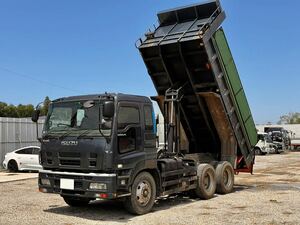 2010・IsuzuGiga・Dump truck・積載9500kg・ツーdifferential・Odometer88万㌔・Vehicle inspection1994May30・ボディサイズ530×230・マニュアルF7・380馬力