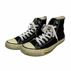 BC015 CONVERSE Converse all Star men's is ikatto sneakers US6.5 25cm black canvas 