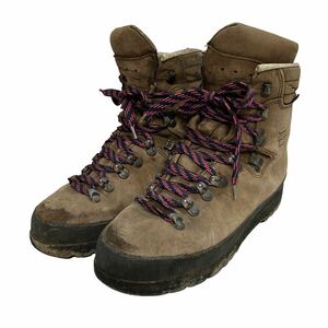 D004 hanwag ハンワグ トレッキングシューズ ブーツ 登山靴 約 25cm 〜 25.5cm ブラウン スエード