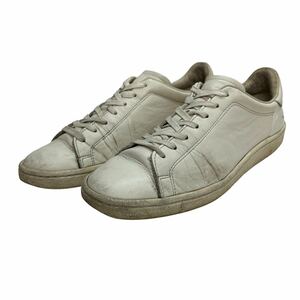 D148 PATRICK Patrick leather sneakers 37 approximately 23.5cm white made in Japan 