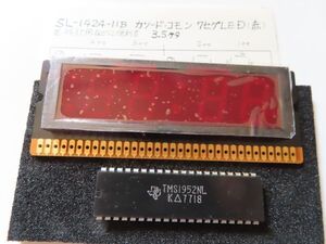 未使用新品 TI社 時計IC TMS1952NL ＆ LED SL-1424