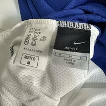 美品【NIKE】ナイキ 00s バスケット リバーシブルゲームTシャツ Basketball ブルー ホワイト プラクティスTシャツ_画像6
