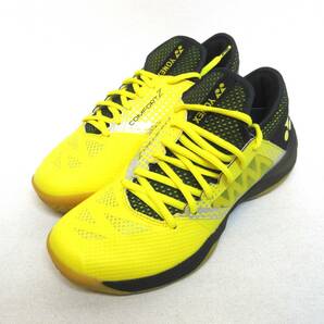 ④◆YONEX◆バドミントンシューズ◆パワークッションコンフォートZ2◆SHBCFZ2◆イエロー/ブラック◆25.5ｃｍ◆の画像1