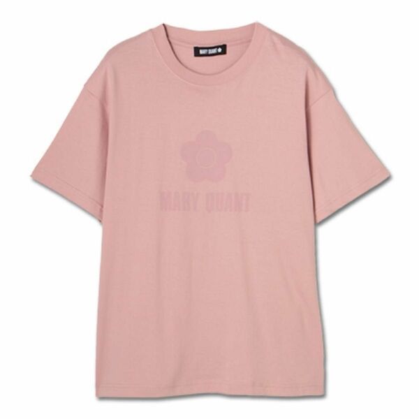 マリークワント　オーガニックコットンTシャツ　限定ピンク