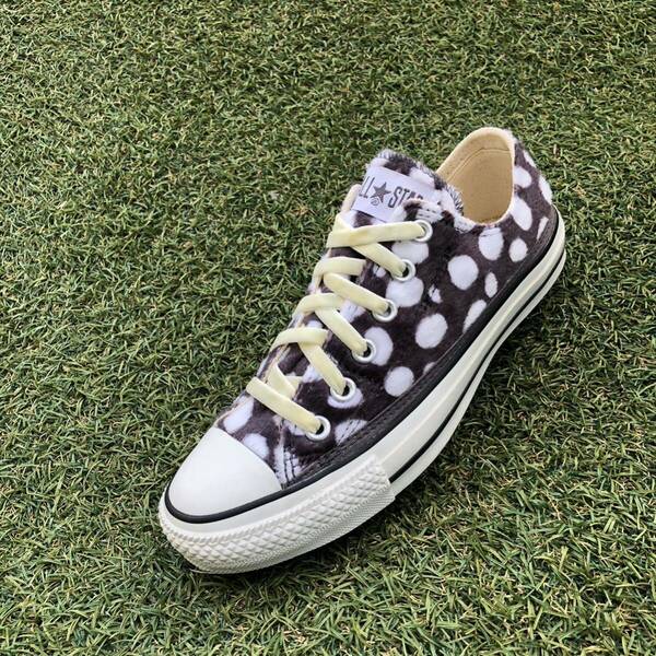 美品23.5 converse ALL STAR NATURALFUR SLIP OX コンバース オールスター ナチュラルファー スリッポン オックス HA190