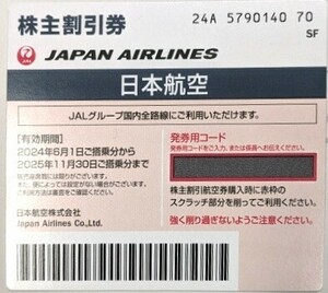 日本航空 株主優待券