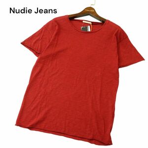 【新品 未使用】 Nudie Jeans ヌーディージーンズ 春夏 半袖 カットソー Tシャツ Sz.XS　メンズ　A4T04623_4#D