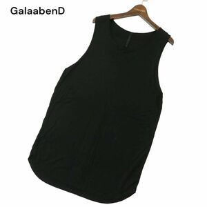 GalaabenD ガラアーベント 春夏 テンセル★ タンクトップ インナー Sz.M　メンズ 黒 日本製　A4T04512_4#D