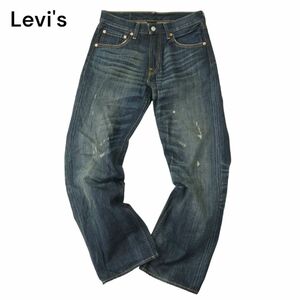 Levi's 503 リーバイス 00503-0209 通年★ ダメージ加工 ストレート デニム パンツ ジーンズ Sz.29　メンズ　A4B00407_1#R