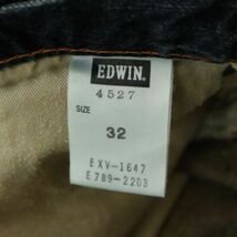 EDWIN エドウィン 4527 XVシリーズ 加工★ カットオフ ウエスタン デニム ハーフ ショート パンン ジーンズ Sz.32　メンズ　A4B02304_5#P_画像9