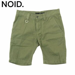 NOID. ノーアイディー 春夏 コットン ツイル★ ショート パンツ Sz.1　メンズ　A4B02517_5#P