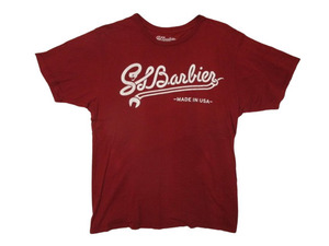 即決☆USA製 SAL BARBIER サルバービア ブランド Tシャツ えんじ SIZE:M.sal23 etnies エトニーズ es 