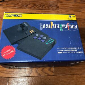 美品 FC/SFC ファミコン/スーファミ カプコン・パワー・スティック・ファイター CAPCOM POWER STICK FIGHTER 箱説ハガキ付【20