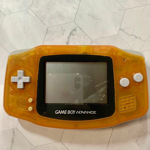 ゲームボーイアドバンス　本体　ジャンク　 ミルキーピンク 任天堂 Nintendo GAMEBOY ADVANCE