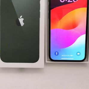 美品！お買い得！保護ガラス付き！iPhone13 128gb グリーン